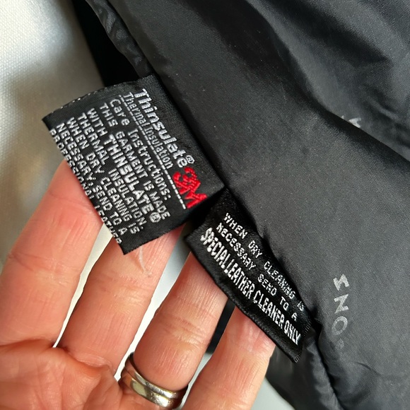 Wilsons Leather Black Genuine Leather Coat | Classic Longline Trench - Picture 8 of 8